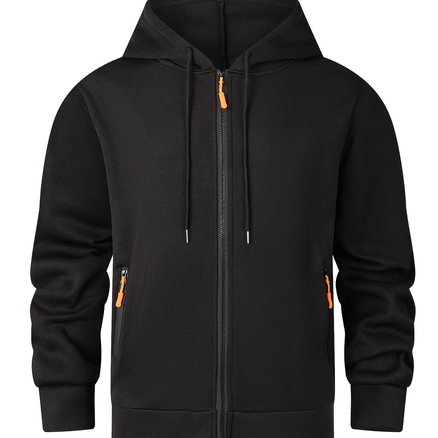 Никола - Мъжки суитшърт с цип и качулка