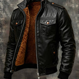 Борислав - Калъфка от меко кожа с предни джобове