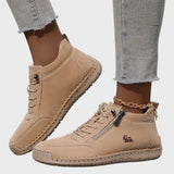 Милена – Дамски ботуши с шевове, маратонки с цип и връзки