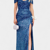 Рената Халджина Русалка без презрамки с пайети