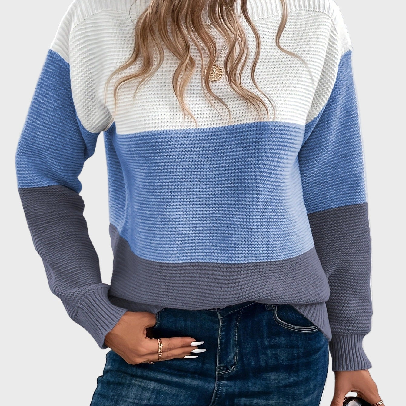 Елегантен Плетен Ролак