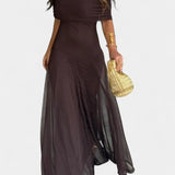 Рената - Макси рокля с едно рамо