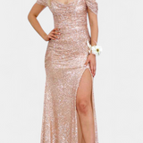 Рената Халджина Русалка без презрамки с пайети