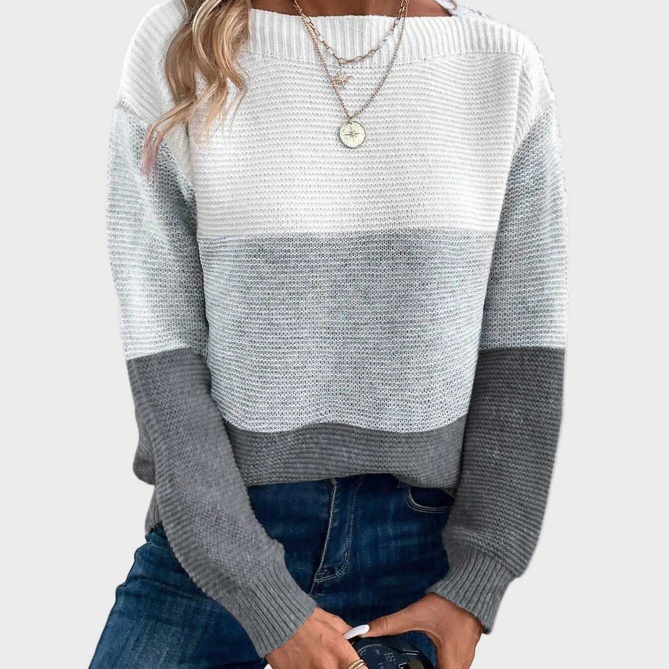 Елегантен Плетен Ролак