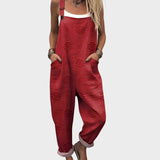 Тихана - Разкроен цветен комбинезон за всеки ден