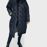 Габриела - Дълго капитонирано яке с модерен силует