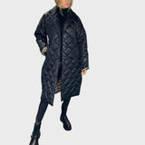 Десислава - Дълго Дамско Атрактивно Яке/Палто с Яка