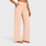 Елена – Елегантен широк панталон с висока талия