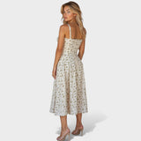 Петра - Корсетна Миди Рокля