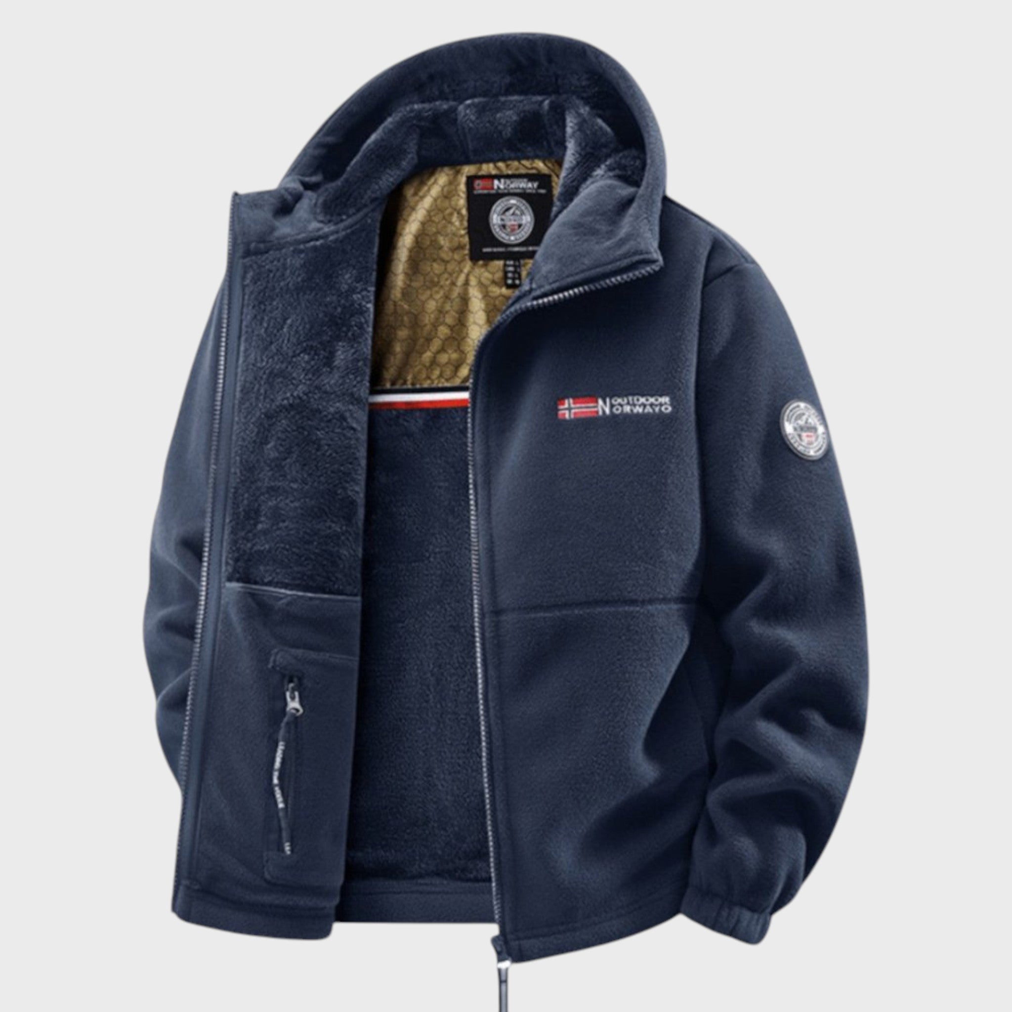 Борис - Мъжки поларен суичър с качулка