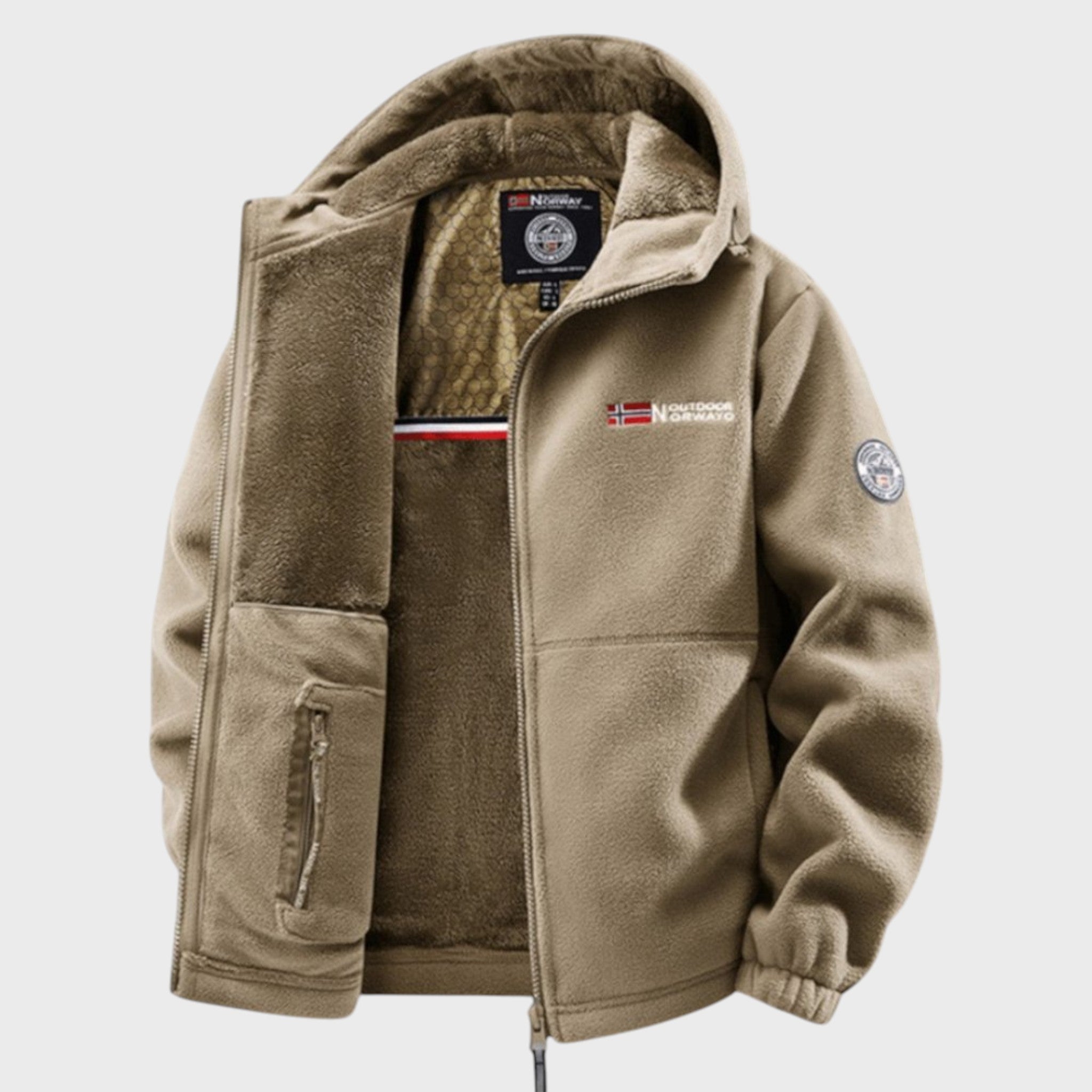 Борис - Мъжки поларен суичър с качулка