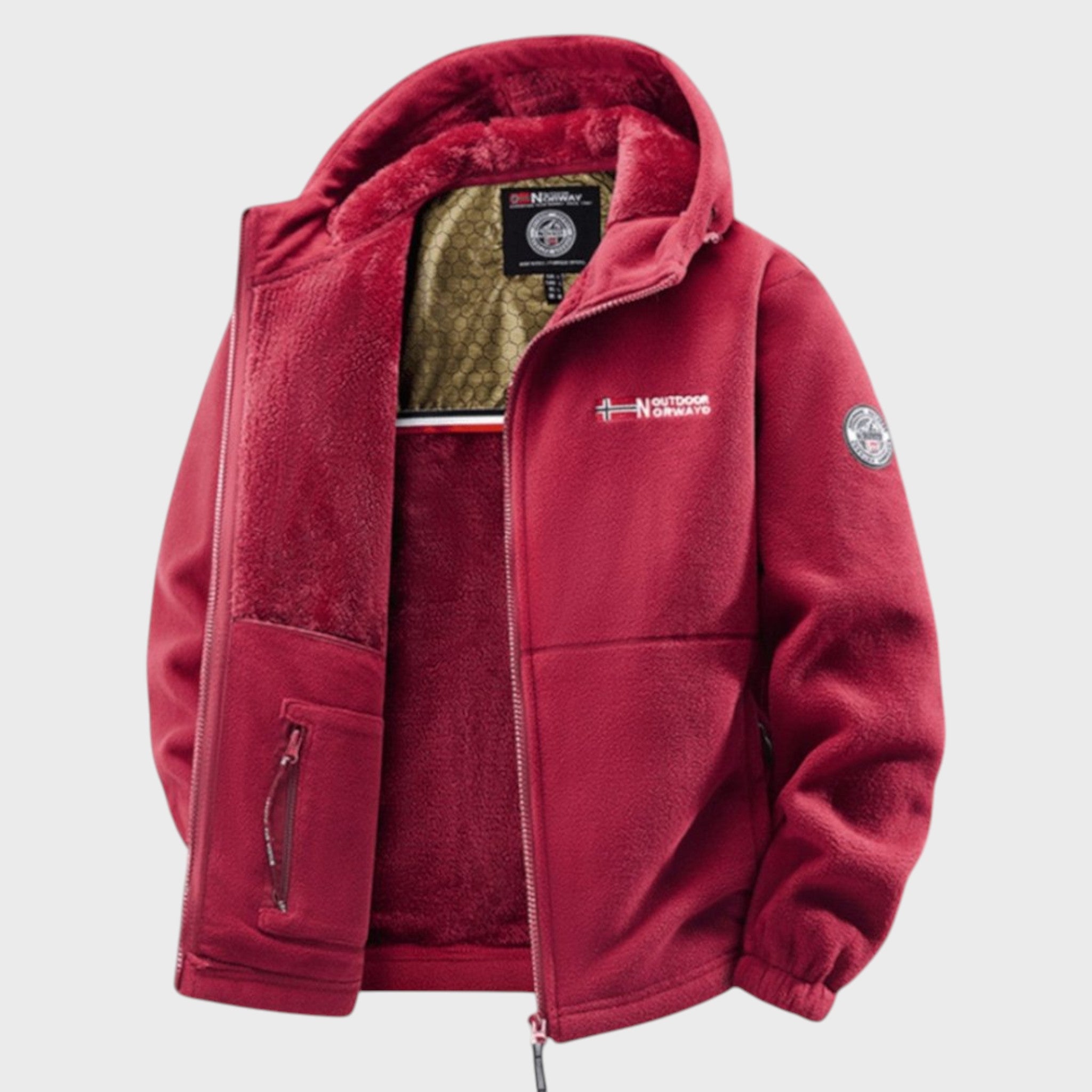 Борис - Мъжки поларен суичър с качулка