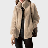 Вера - Пухкаво зимно яке с висок яка