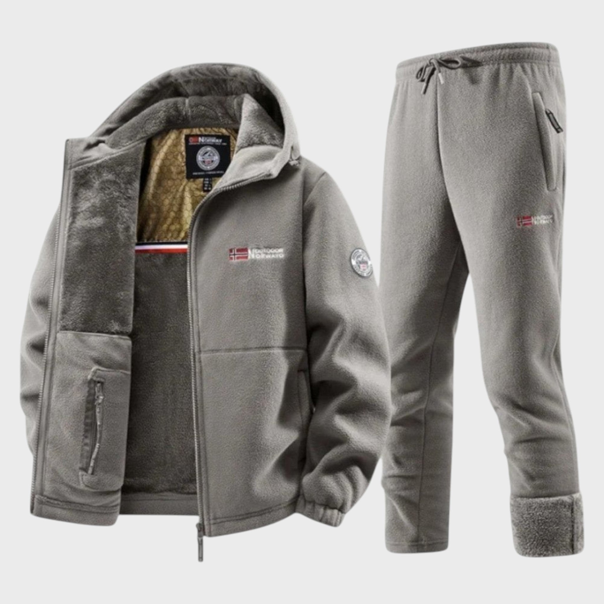 Борис - Мъжки поларен суичър с качулка