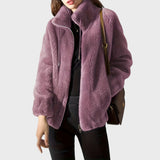 Вера - Пухкаво зимно яке с висок яка