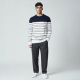 Стефан -  Camisola с право и райе дизайн