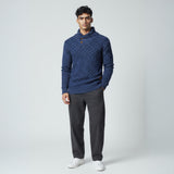 Пламен - елегантен плетен пуловер