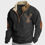 Кулман – Пуловер с детайл на елен