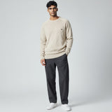 Васил - Пуловер с квадрати, кръгло деколте