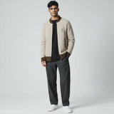 Димитър - Мъжка плетена жилетка с цип